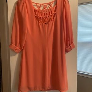 Size small coral dress